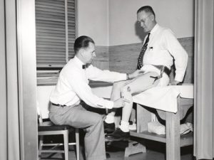 Paul Leimkuehler with patient